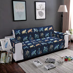 Quilted sofa cover - Ocean pattern — view 3