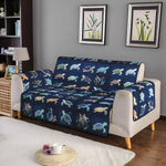 Quilted sofa cover - Ocean pattern — view 4