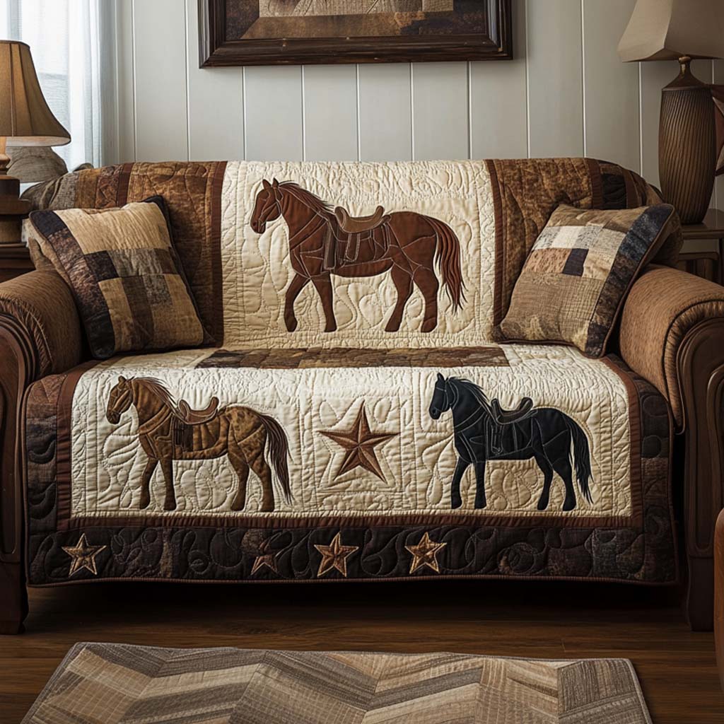 Quilted sofa cover - Rodeo — view 1