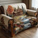 Quilted sofa cover - Rustic — view 1