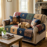 Quilted sofa cover - Rustic — view 3
