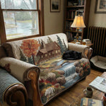 Quilted sofa cover - Rustic — view 1