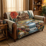 Quilted sofa cover - Rustic — view 3