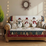 Quilted Sofa Cover - Snow Friends — view 5