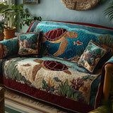 Quilted sofa cover - Tortoise — view 1