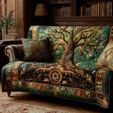 Quilted Sofa Cover - Natural Roots — view 1