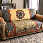 Quilted sofa cover - Texanischem star — view 2