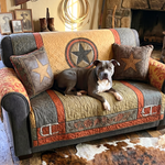 Quilted sofa cover - Texanischem star — view 3