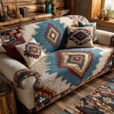 Quilted sofa cover - Tribal pattern — view 1