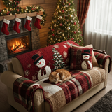 Quilted sofa cover - Festive night — view 2