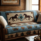 Quilted sofa cover - Wild motif — view 1