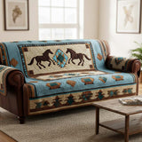 Quilted sofa cover - Wild motif — view 2
