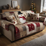 Quilted sofa cover - Winter frost — view 1