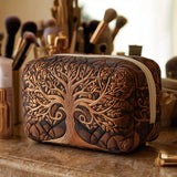 Quilted cosmetic bag - Family tree — view 1