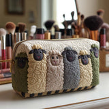 Quilted cosmetic bag with lambs — view 10