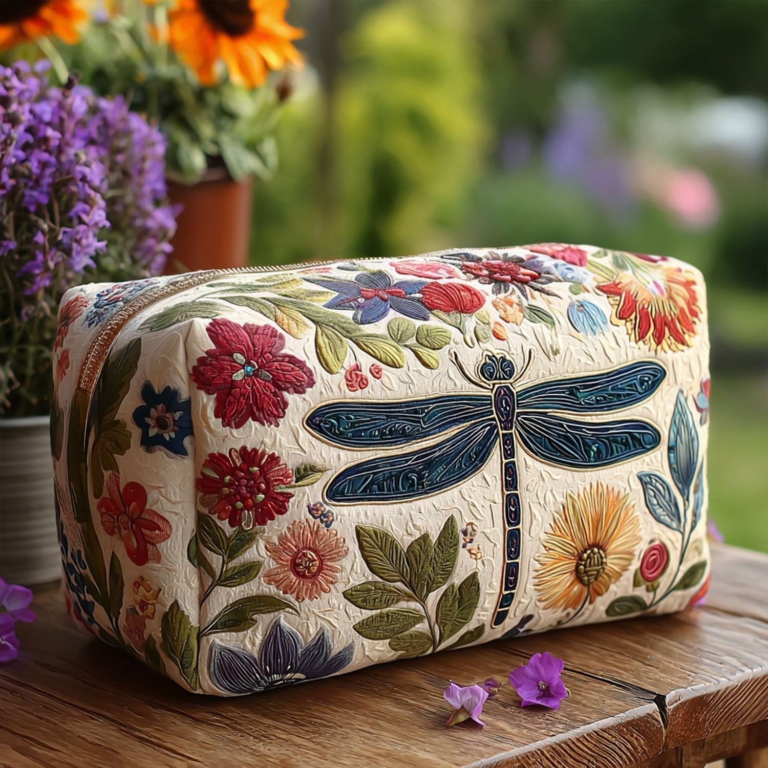 Quilted cosmetic bag - Sweet bee — view 1