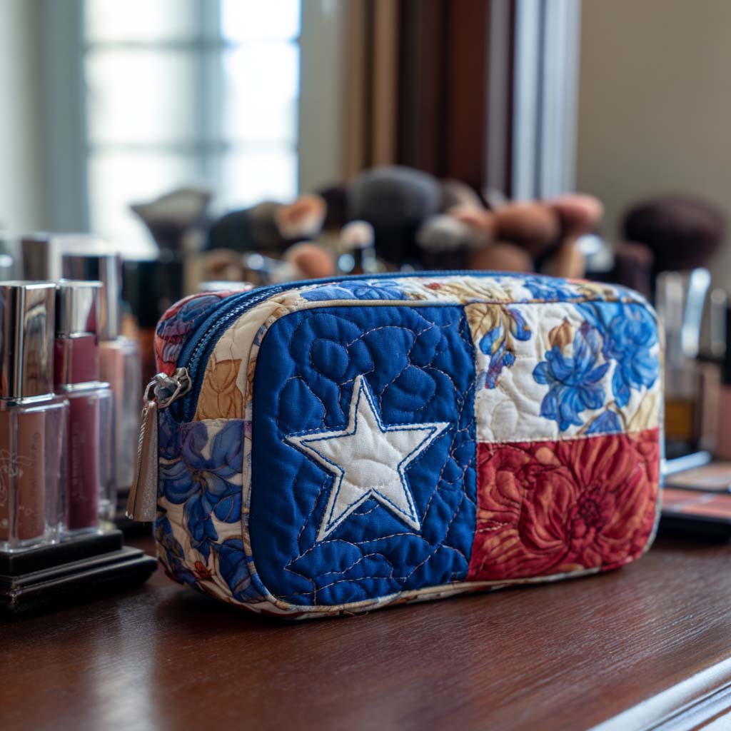 Quilted cosmetic bag - Lone Star — view 1