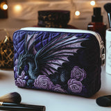 Quilted cosmetic bag - Elegant flower — view 1