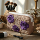 Quilted Cosmetic Bag - Enchanted Rose — view 1