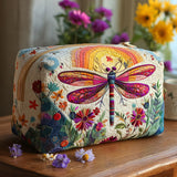 Quilted cosmetic bag - Fine pattern — view 1
