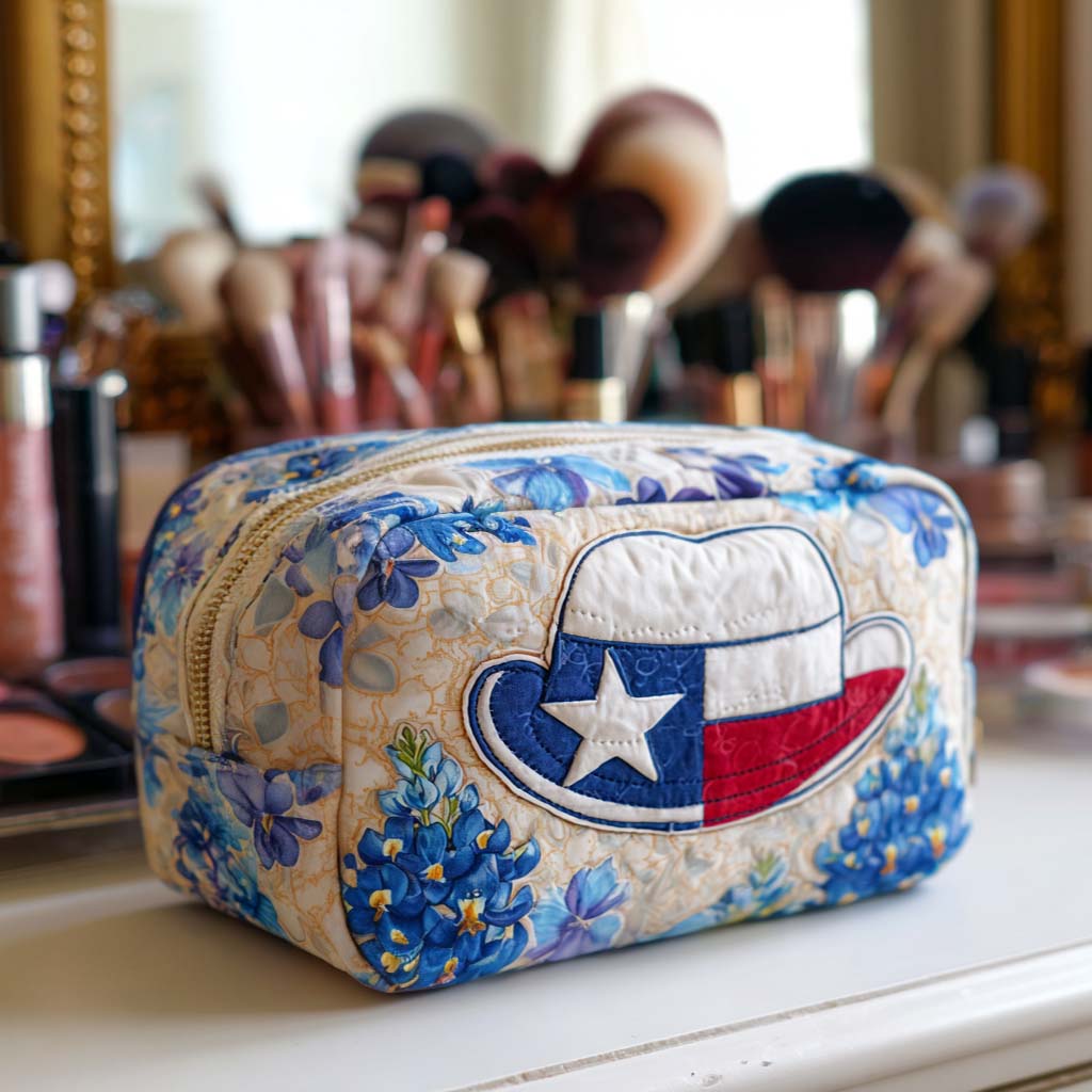 Quilted cosmetic bag - Cowboy Hat — view 1