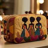 Quilted cosmetic bag - Friendship hearts — view 1