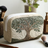 Quilted cosmetic bag - Roots of the Tree of Life — view 1