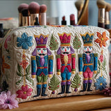 Quilted Cosmetic Bag - Christmas Nutcracker — view 1