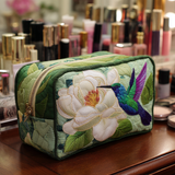 Quilted cosmetic bag - Hummingbird — view 1