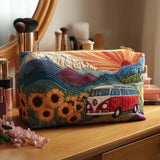 Quilted cosmetic bag - Natural travel — view 1