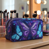 Quilted cosmetic bag - Butterfly meadow — view 1