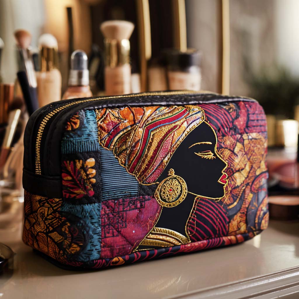 Quilted cosmetic bag - Brilliant pattern — view 1