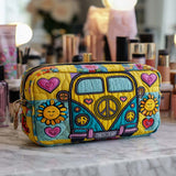 Quilted cosmetic bag - Solar van — view 1