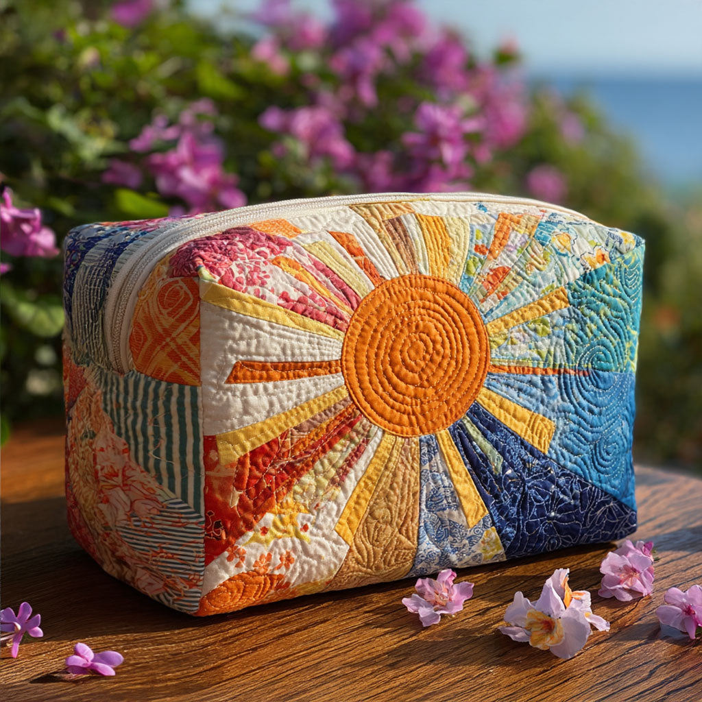 Quilted cosmetic bag - Sunbeam — view 1