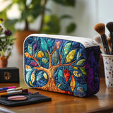Quilted cosmetic bag - Symbolischem wood — view 1