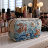 Quilted cosmetic bag - Sea turtle — view 1