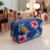 Quilted cosmetic bag - Sea turtle — view 1