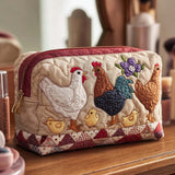 Quilted cosmetic bag - Hen's Nest — view 1