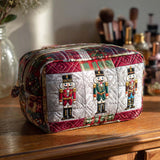 Quilted Cosmetic Bag - Cheerful Nutcracker — view 1