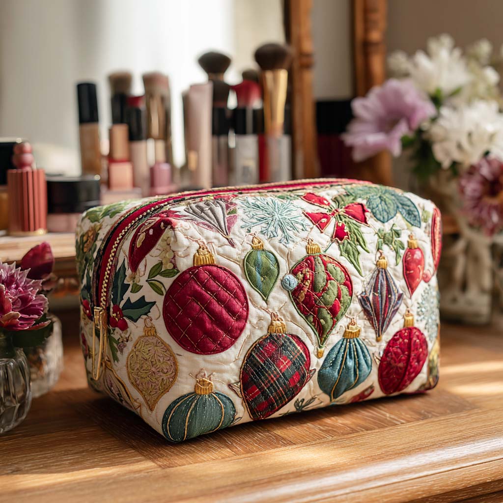 Quilted cosmetic bag - Fun details — view 1