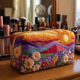 Quilted cosmetic bag - Bright pattern — view 1