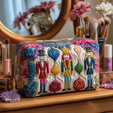 Quilted cosmetic bag - Christmas soldier — view 1