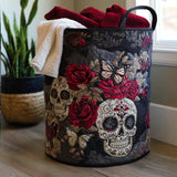 Quilted laundry basket - Sweet colourful fantasy — view 1