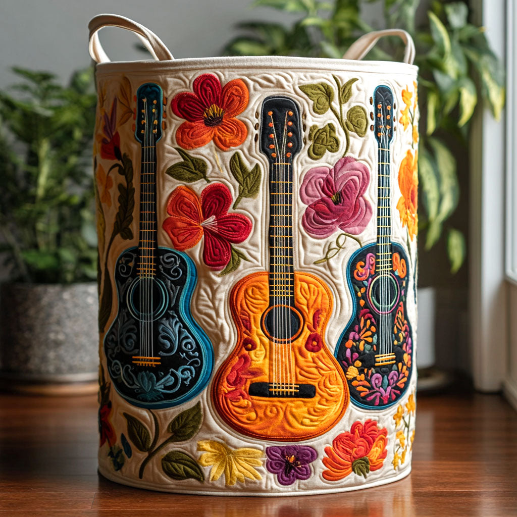 Quilted laundry basket - Flechtmuster — view 1