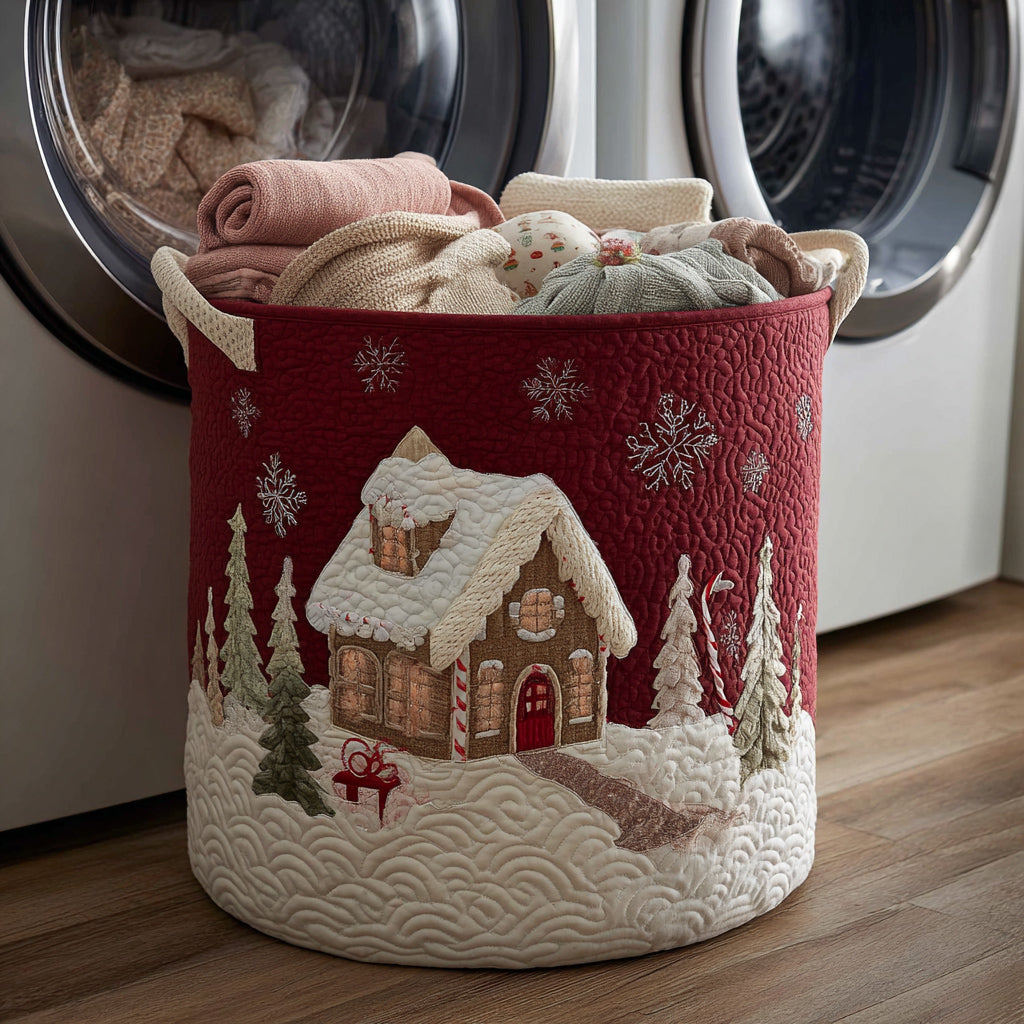 Quilted laundry basket - Havas Haus — view 1