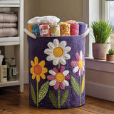 Quilted laundry basket - Timeless style — view 1