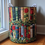 Quilted laundry basket - Literature pattern — view 1