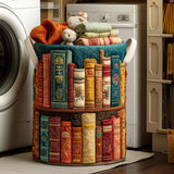 Quilted laundry basket - Literature pattern — view 1