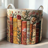 Quilted laundry basket - Literary motif — view 1