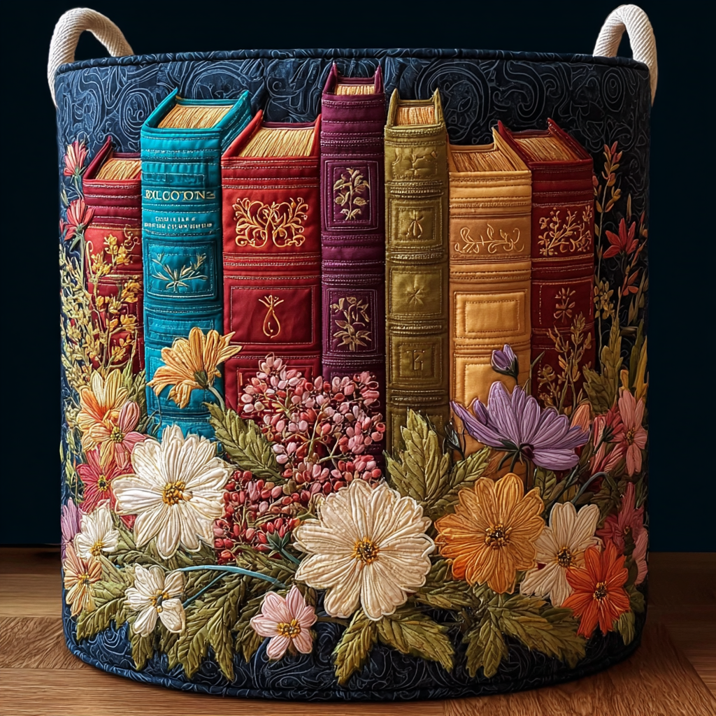 Quilted laundry basket - Classic style — view 1
